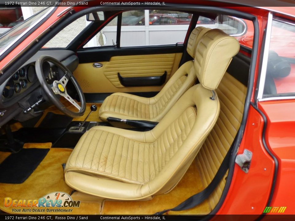 Front Seat of 1972 Ferrari Dino 246 GT Photo #13