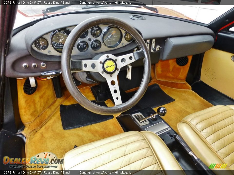 Sand Interior - 1972 Ferrari Dino 246 GT Photo #15