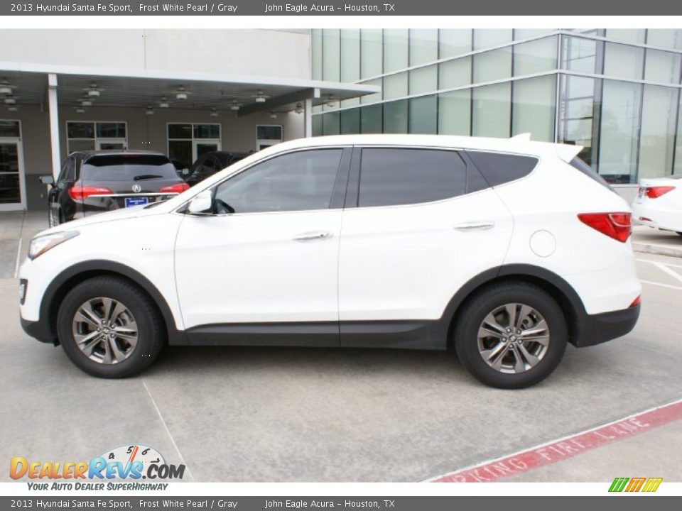2013 Hyundai Santa Fe Sport Frost White Pearl / Gray Photo #5