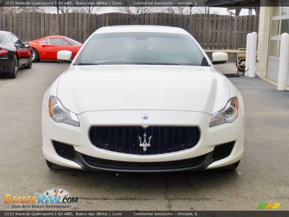 2015 Maserati Quattroporte S Q4 AWD Bianco Alpi (White) / Cuoio Photo #2