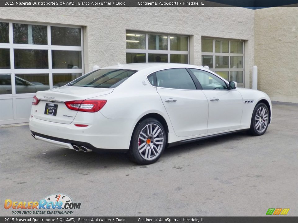 2015 Maserati Quattroporte S Q4 AWD Bianco Alpi (White) / Cuoio Photo #3