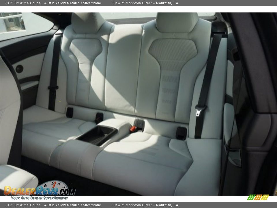 2015 BMW M4 Coupe Austin Yellow Metallic / Silverstone Photo #5