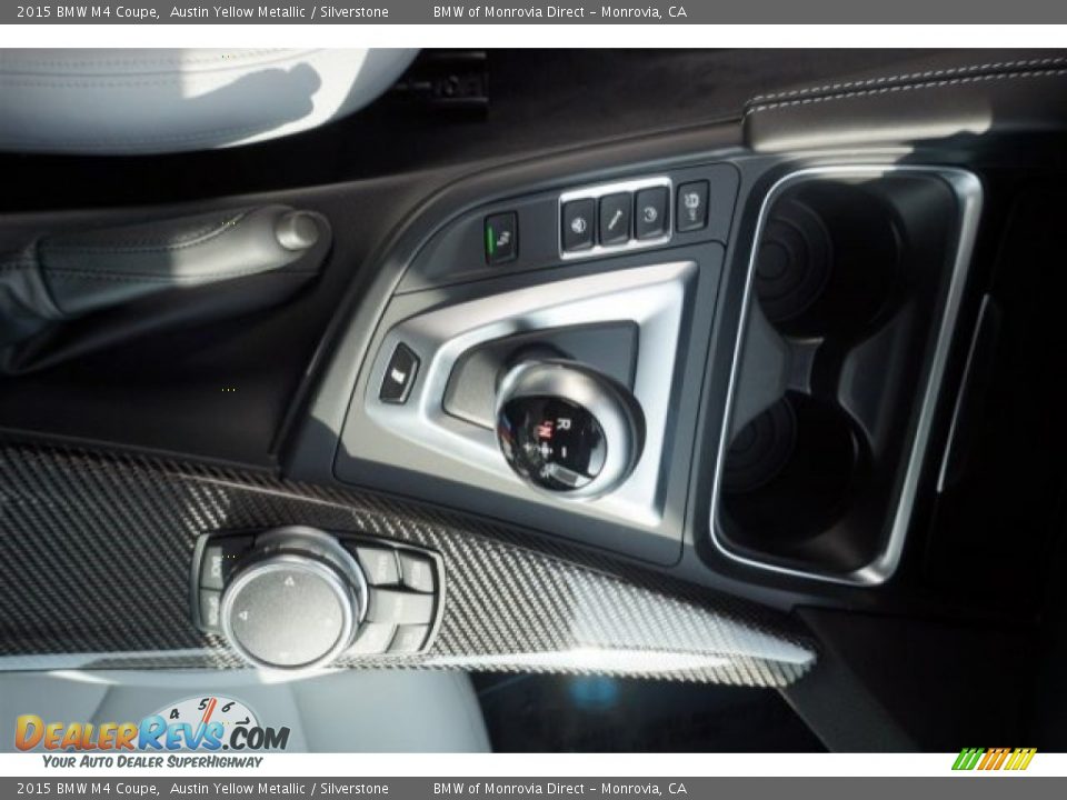 2015 BMW M4 Coupe Austin Yellow Metallic / Silverstone Photo #6