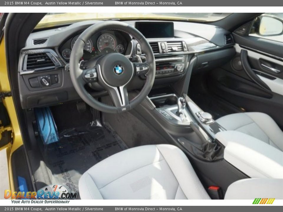 Silverstone Interior - 2015 BMW M4 Coupe Photo #7