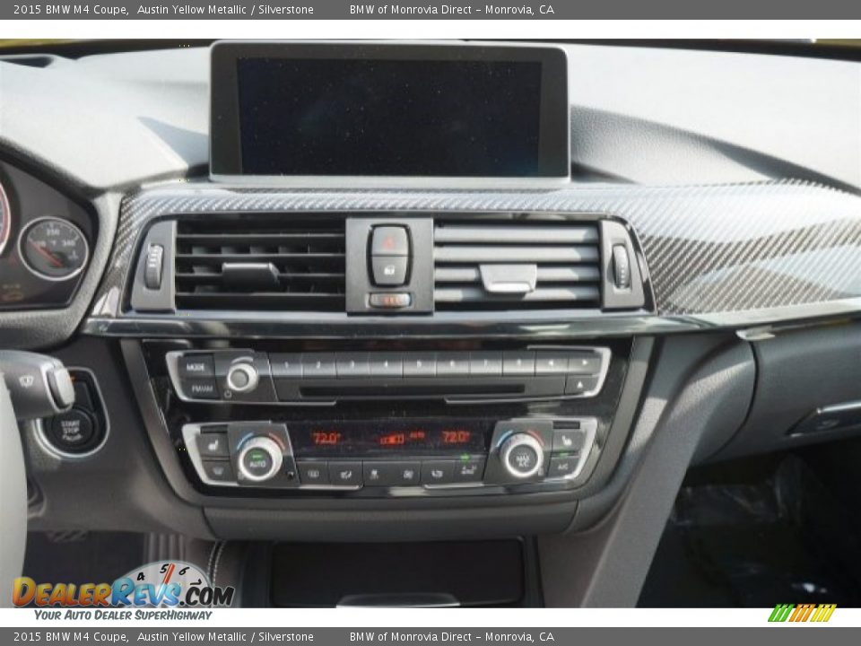 2015 BMW M4 Coupe Austin Yellow Metallic / Silverstone Photo #8