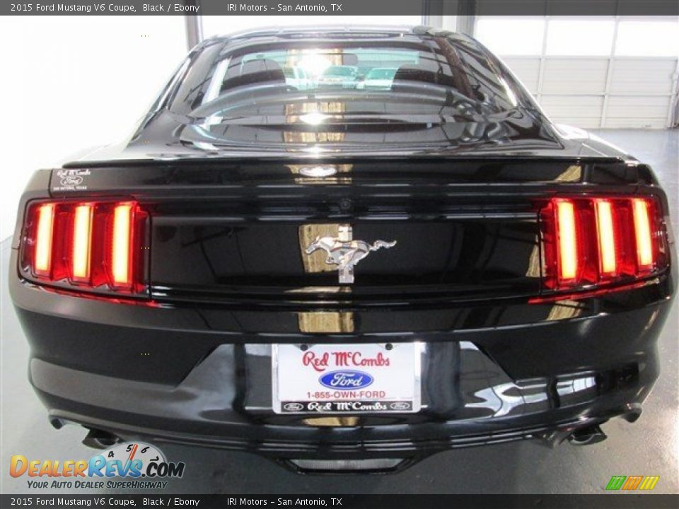 2015 Ford Mustang V6 Coupe Black / Ebony Photo #5