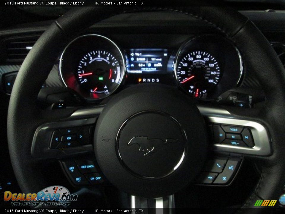 2015 Ford Mustang V6 Coupe Steering Wheel Photo #17