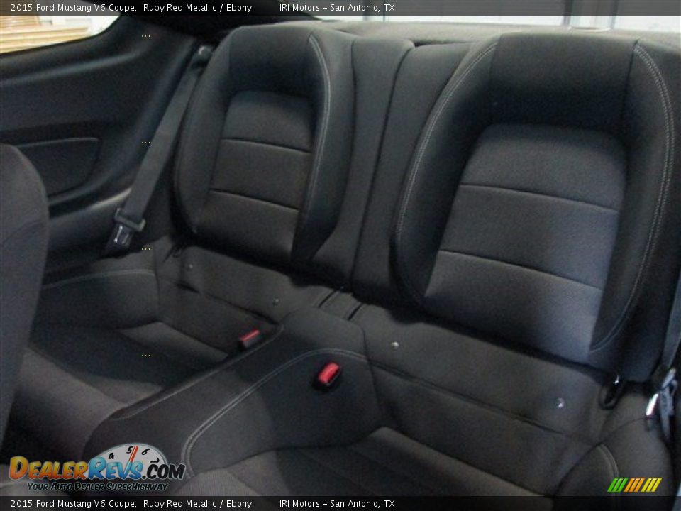 Rear Seat of 2015 Ford Mustang V6 Coupe Photo #9