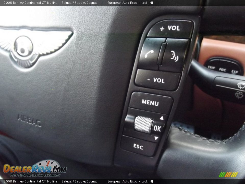 2008 Bentley Continental GT Mulliner Beluga / Saddle/Cognac Photo #30