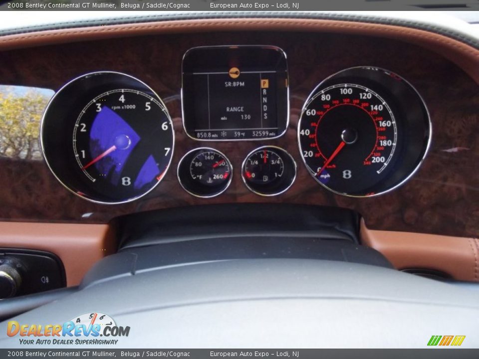 2008 Bentley Continental GT Mulliner Beluga / Saddle/Cognac Photo #32