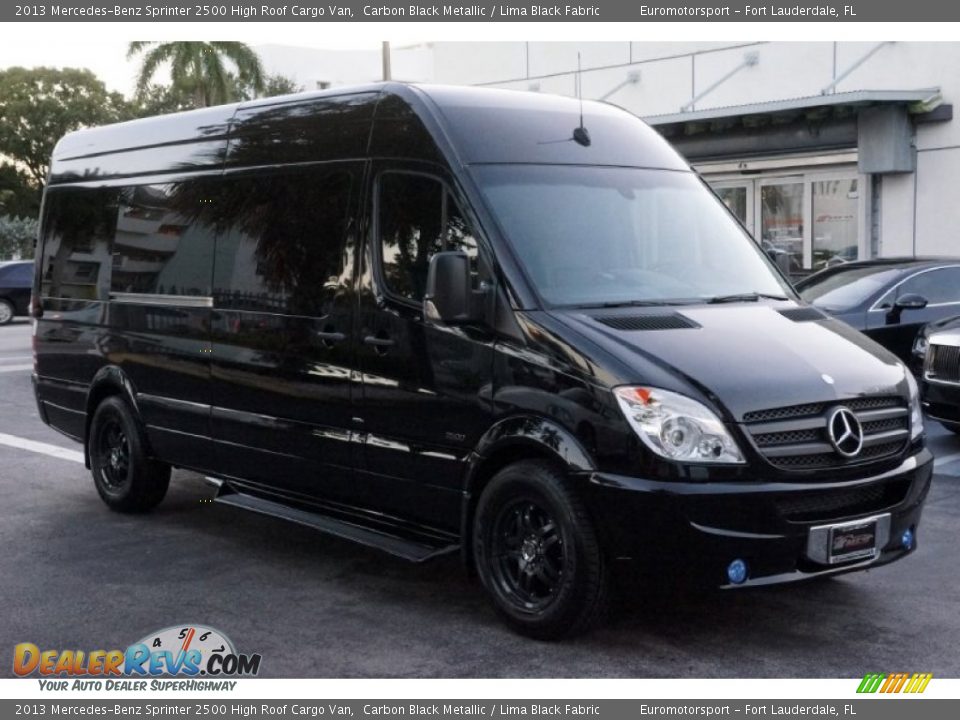 2013 Mercedes-Benz Sprinter 2500 High Roof Cargo Van Carbon Black Metallic / Lima Black Fabric Photo #1