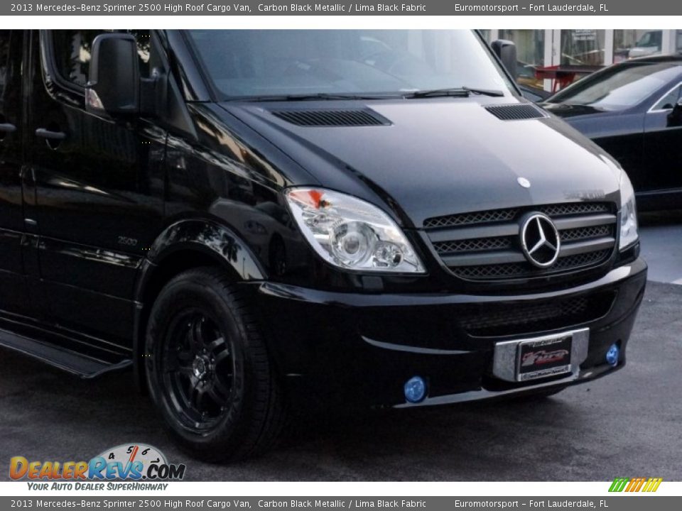 2013 Mercedes-Benz Sprinter 2500 High Roof Cargo Van Carbon Black Metallic / Lima Black Fabric Photo #2