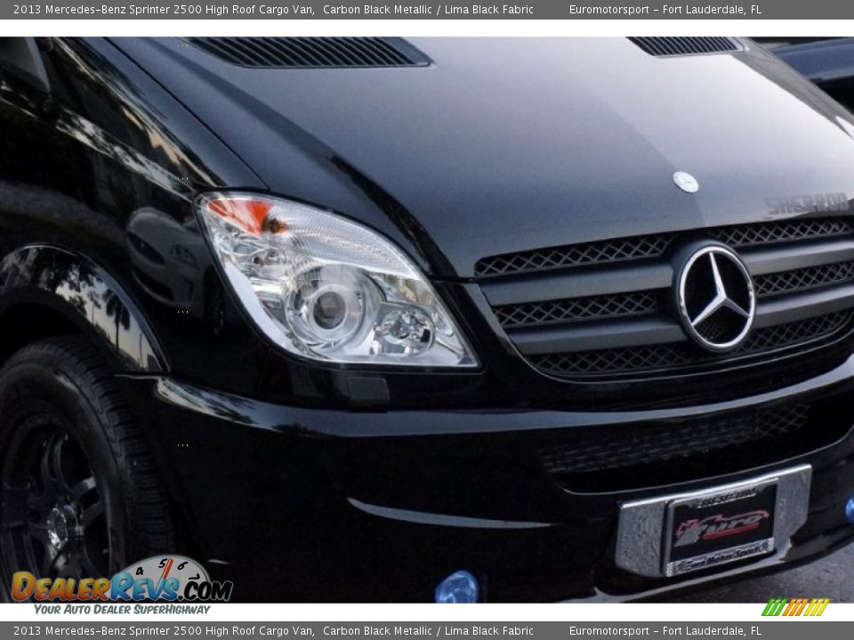 2013 Mercedes-Benz Sprinter 2500 High Roof Cargo Van Carbon Black Metallic / Lima Black Fabric Photo #3