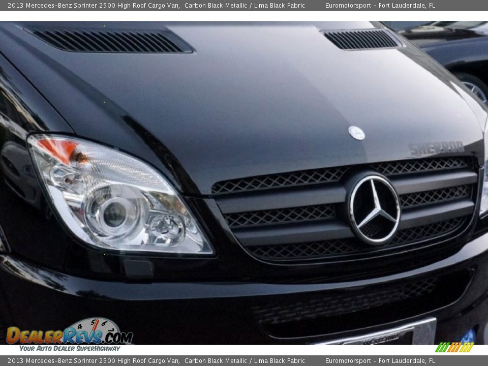 2013 Mercedes-Benz Sprinter 2500 High Roof Cargo Van Carbon Black Metallic / Lima Black Fabric Photo #4