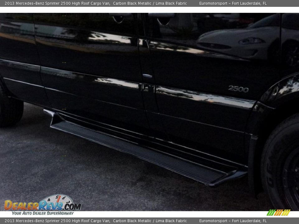 2013 Mercedes-Benz Sprinter 2500 High Roof Cargo Van Carbon Black Metallic / Lima Black Fabric Photo #6
