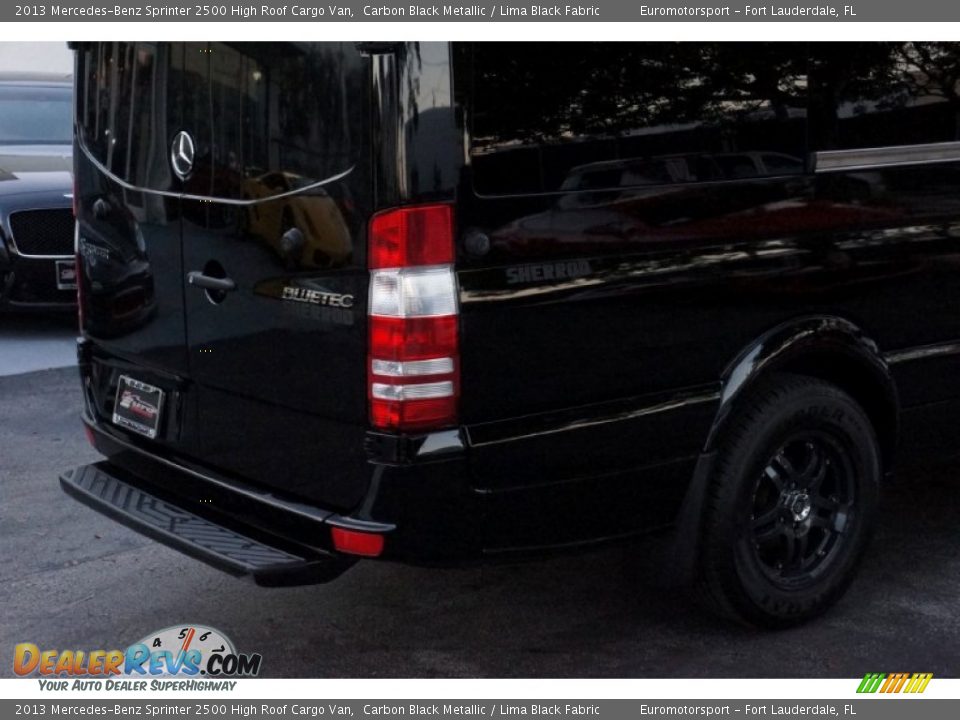 2013 Mercedes-Benz Sprinter 2500 High Roof Cargo Van Carbon Black Metallic / Lima Black Fabric Photo #9