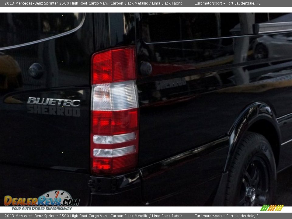 2013 Mercedes-Benz Sprinter 2500 High Roof Cargo Van Carbon Black Metallic / Lima Black Fabric Photo #12