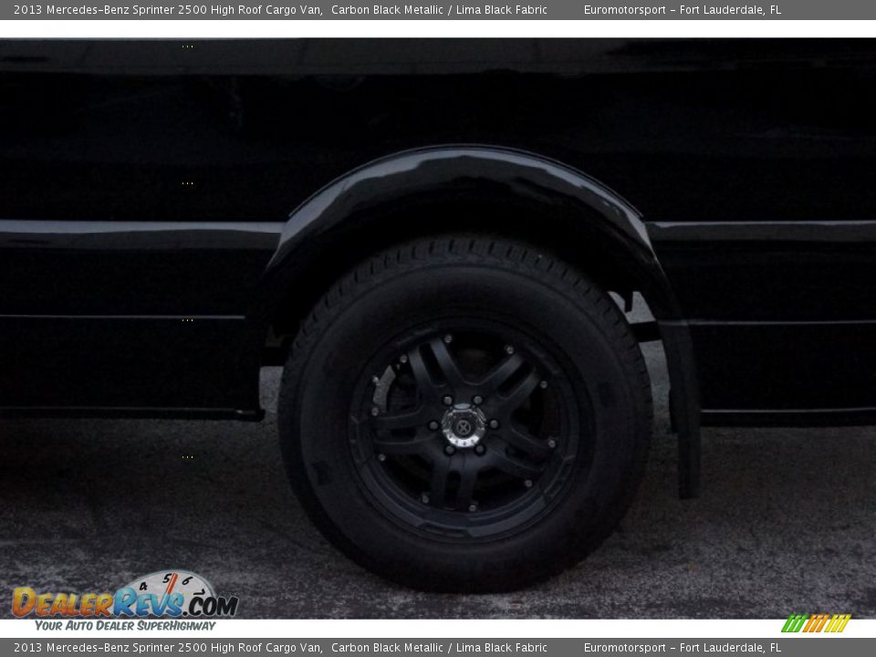 2013 Mercedes-Benz Sprinter 2500 High Roof Cargo Van Carbon Black Metallic / Lima Black Fabric Photo #19