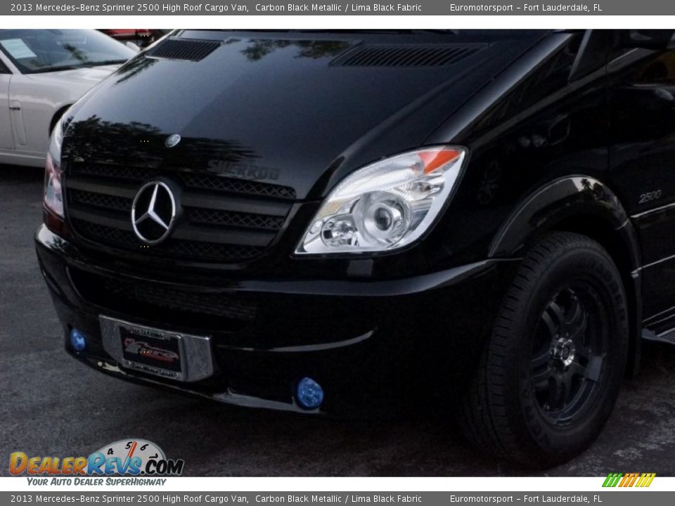 2013 Mercedes-Benz Sprinter 2500 High Roof Cargo Van Carbon Black Metallic / Lima Black Fabric Photo #22