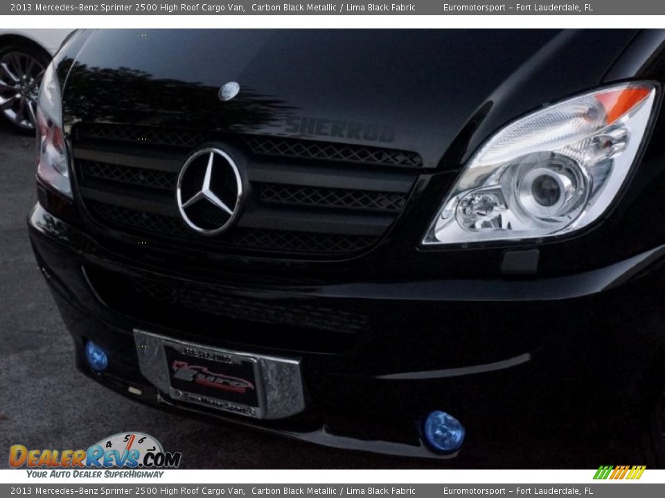 2013 Mercedes-Benz Sprinter 2500 High Roof Cargo Van Carbon Black Metallic / Lima Black Fabric Photo #24