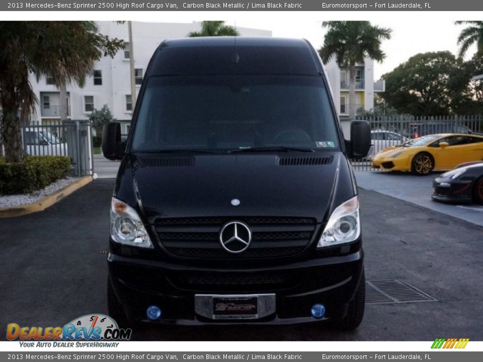 2013 Mercedes-Benz Sprinter 2500 High Roof Cargo Van Carbon Black Metallic / Lima Black Fabric Photo #25