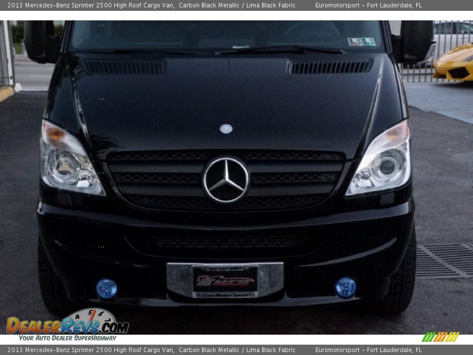 2013 Mercedes-Benz Sprinter 2500 High Roof Cargo Van Carbon Black Metallic / Lima Black Fabric Photo #26