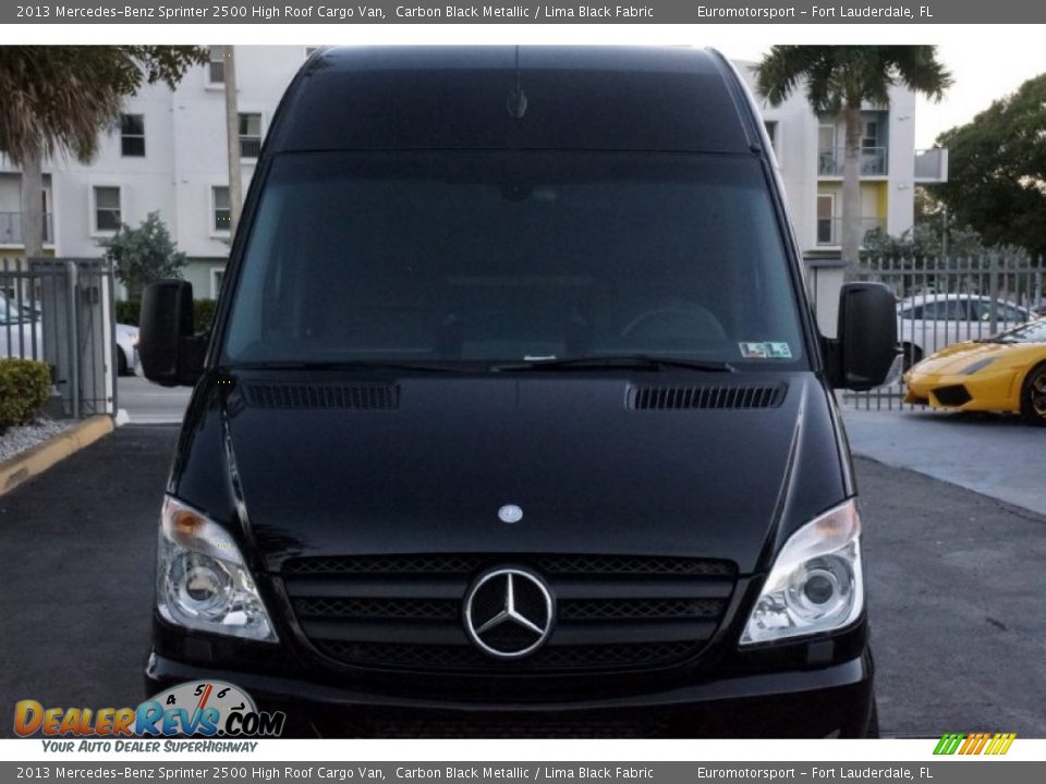 2013 Mercedes-Benz Sprinter 2500 High Roof Cargo Van Carbon Black Metallic / Lima Black Fabric Photo #27