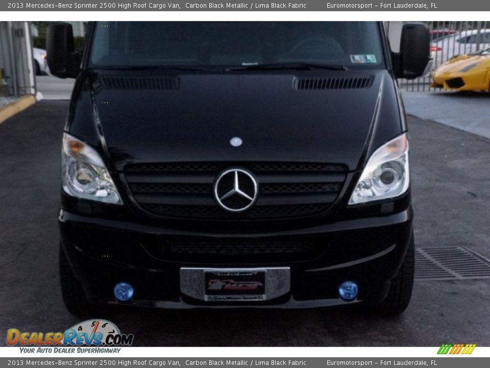2013 Mercedes-Benz Sprinter 2500 High Roof Cargo Van Carbon Black Metallic / Lima Black Fabric Photo #28