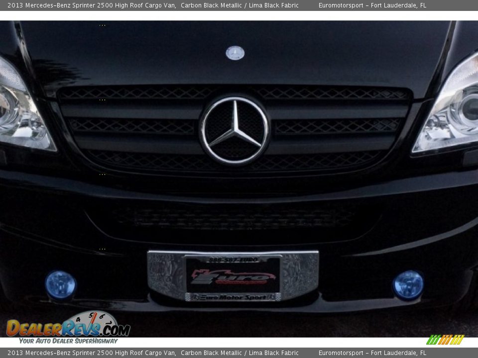 2013 Mercedes-Benz Sprinter 2500 High Roof Cargo Van Carbon Black Metallic / Lima Black Fabric Photo #29