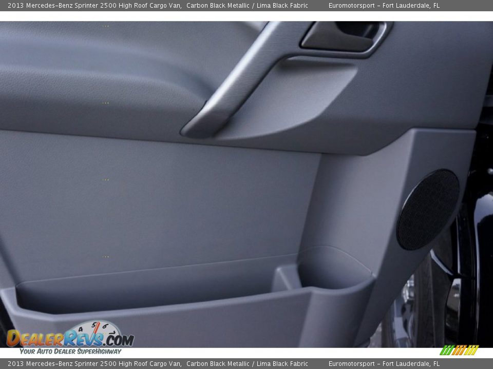 2013 Mercedes-Benz Sprinter 2500 High Roof Cargo Van Carbon Black Metallic / Lima Black Fabric Photo #32