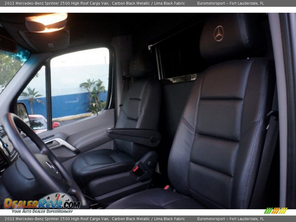 2013 Mercedes-Benz Sprinter 2500 High Roof Cargo Van Carbon Black Metallic / Lima Black Fabric Photo #35