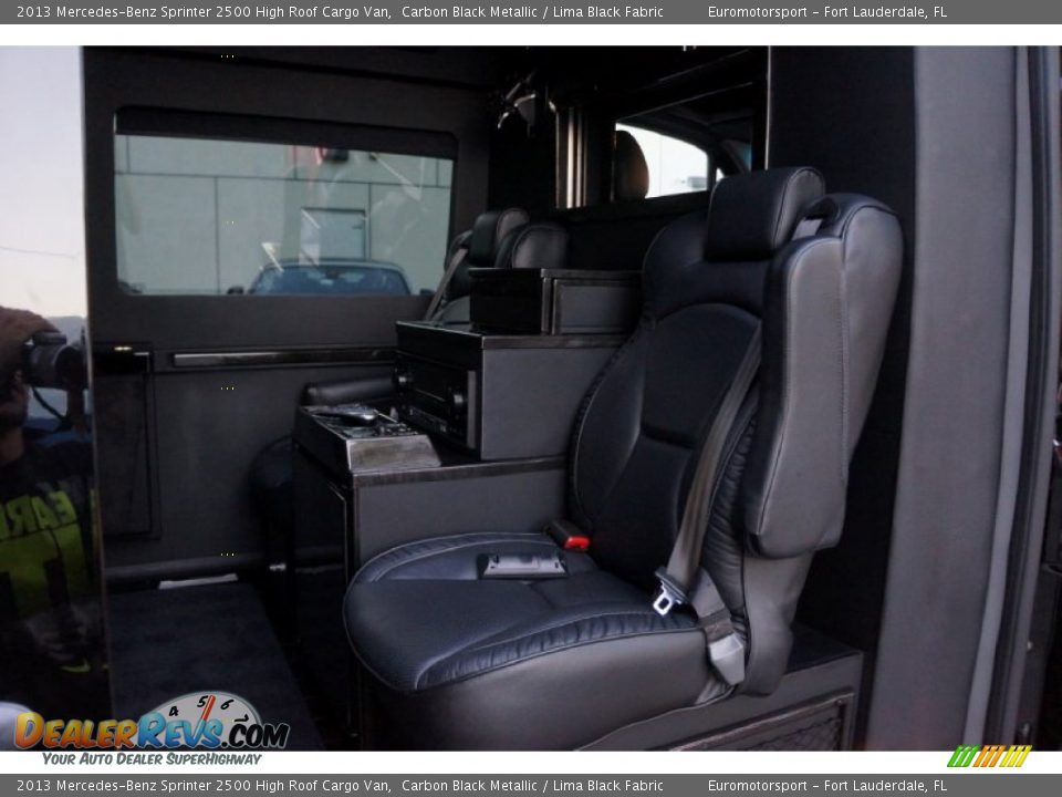 2013 Mercedes-Benz Sprinter 2500 High Roof Cargo Van Carbon Black Metallic / Lima Black Fabric Photo #49