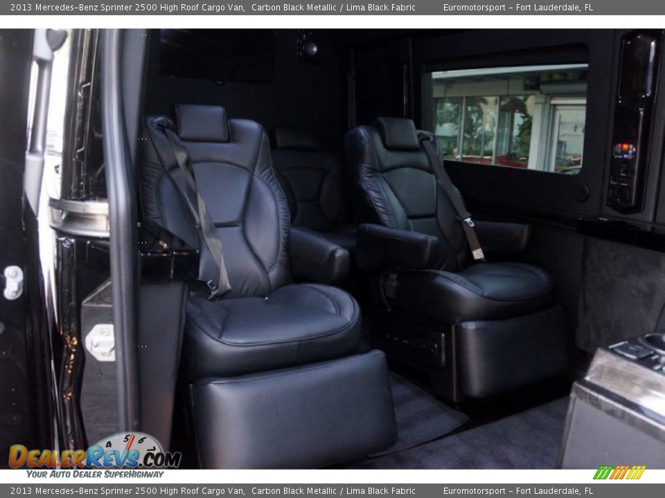 2013 Mercedes-Benz Sprinter 2500 High Roof Cargo Van Carbon Black Metallic / Lima Black Fabric Photo #50