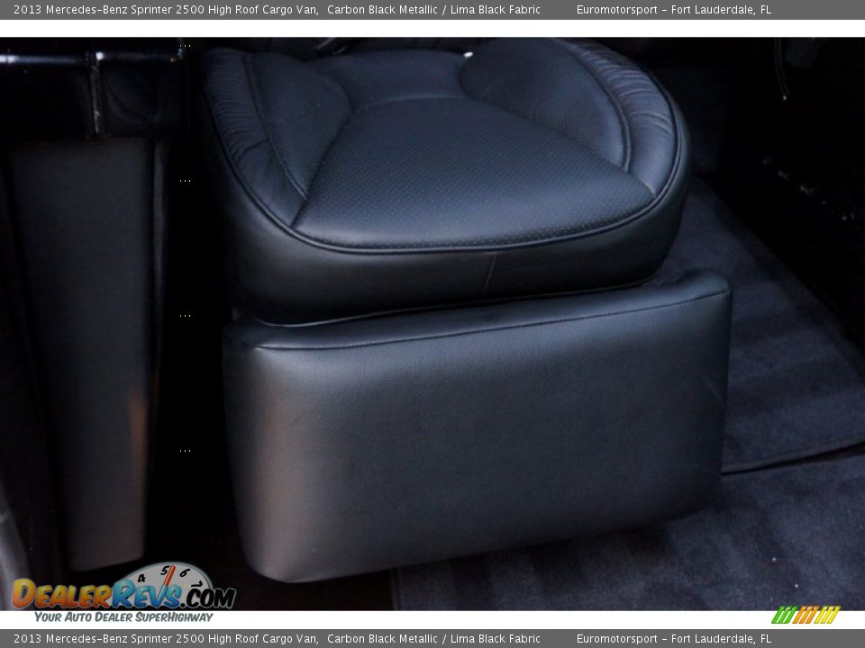 2013 Mercedes-Benz Sprinter 2500 High Roof Cargo Van Carbon Black Metallic / Lima Black Fabric Photo #51