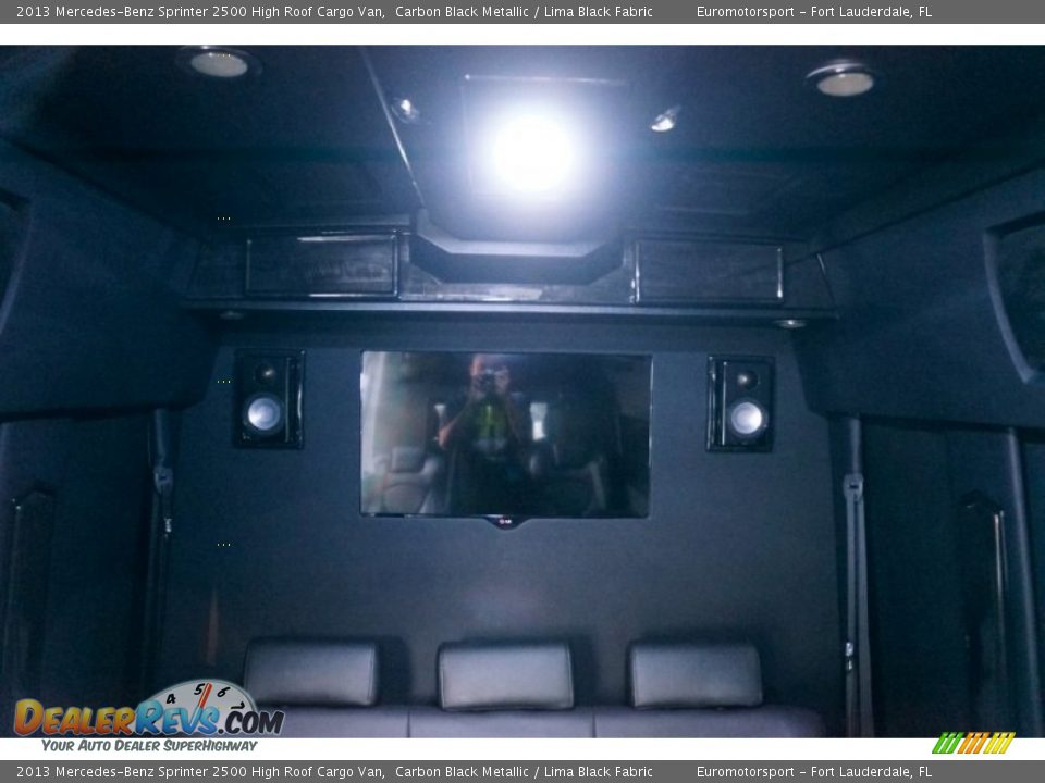 2013 Mercedes-Benz Sprinter 2500 High Roof Cargo Van Carbon Black Metallic / Lima Black Fabric Photo #53