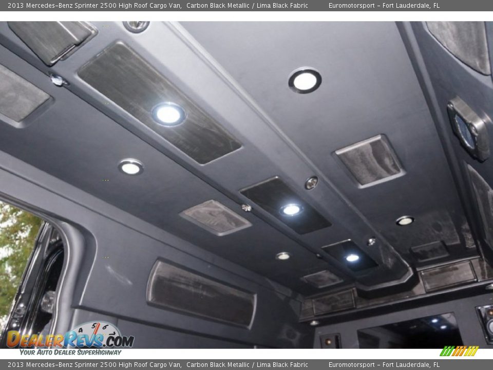 2013 Mercedes-Benz Sprinter 2500 High Roof Cargo Van Carbon Black Metallic / Lima Black Fabric Photo #66