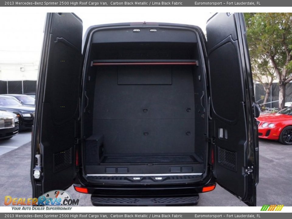2013 Mercedes-Benz Sprinter 2500 High Roof Cargo Van Carbon Black Metallic / Lima Black Fabric Photo #74