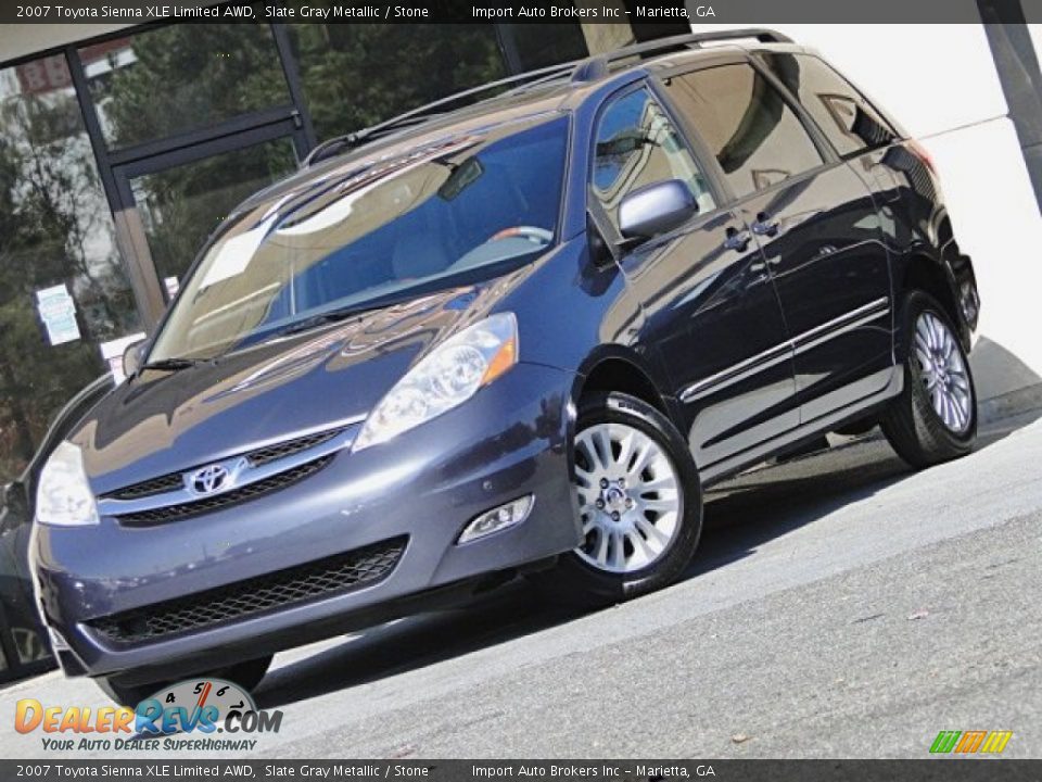 2007 Toyota Sienna XLE Limited AWD Slate Gray Metallic / Stone Photo #1