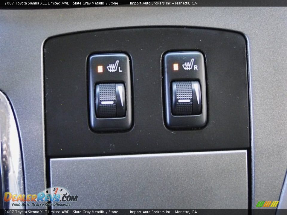 2007 Toyota Sienna XLE Limited AWD Slate Gray Metallic / Stone Photo #21