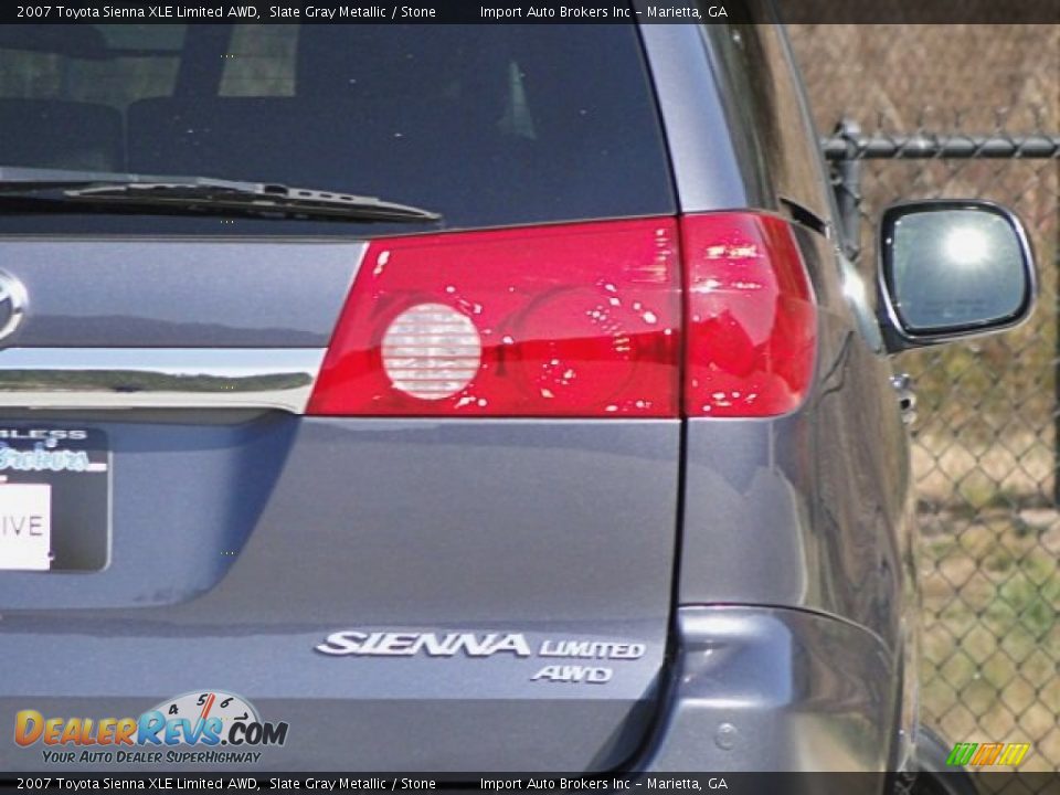 2007 Toyota Sienna XLE Limited AWD Slate Gray Metallic / Stone Photo #26