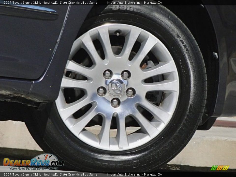 2007 Toyota Sienna XLE Limited AWD Slate Gray Metallic / Stone Photo #29