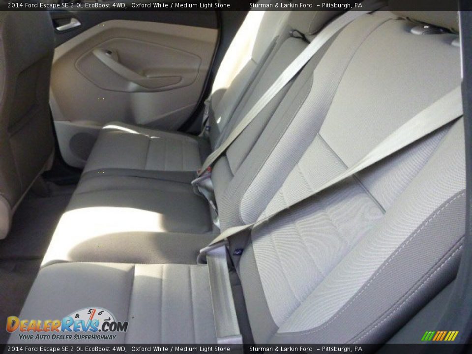 2014 Ford Escape SE 2.0L EcoBoost 4WD Oxford White / Medium Light Stone Photo #9