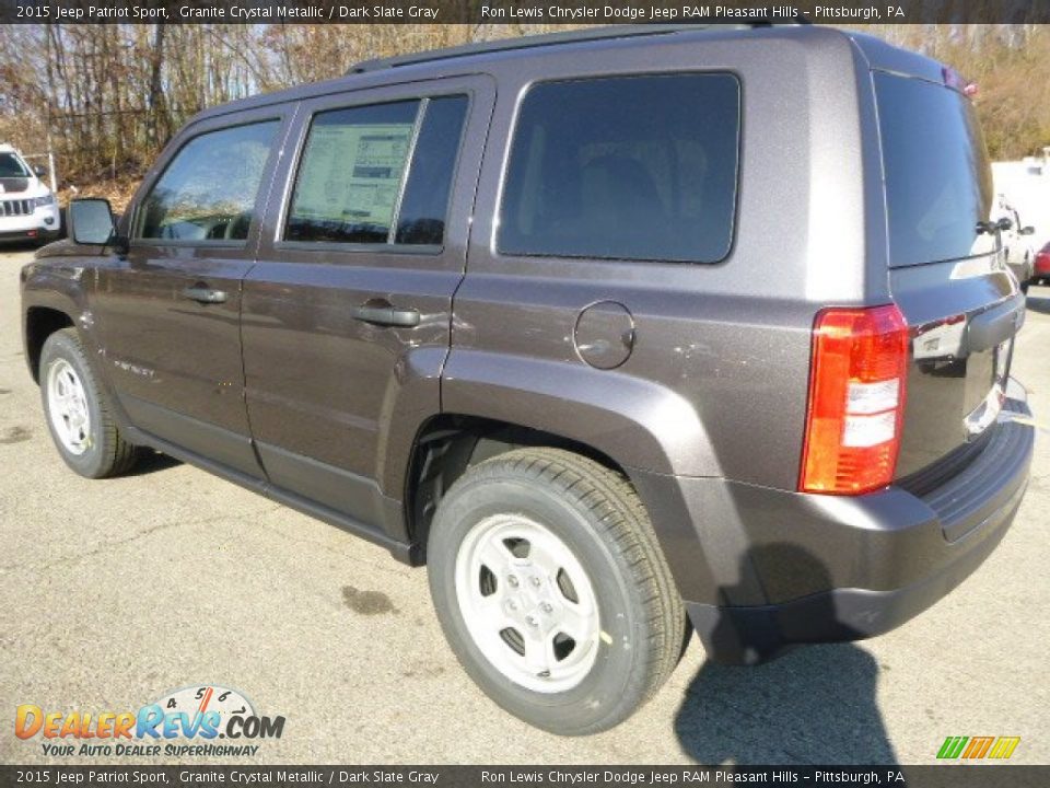 2015 Jeep Patriot Sport Granite Crystal Metallic / Dark Slate Gray Photo #3