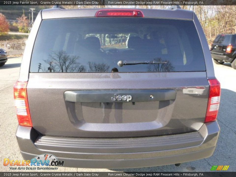 2015 Jeep Patriot Sport Granite Crystal Metallic / Dark Slate Gray Photo #4