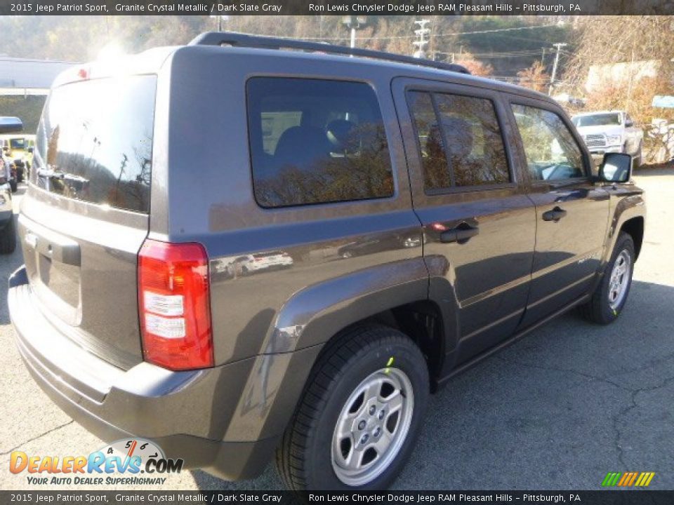 2015 Jeep Patriot Sport Granite Crystal Metallic / Dark Slate Gray Photo #6