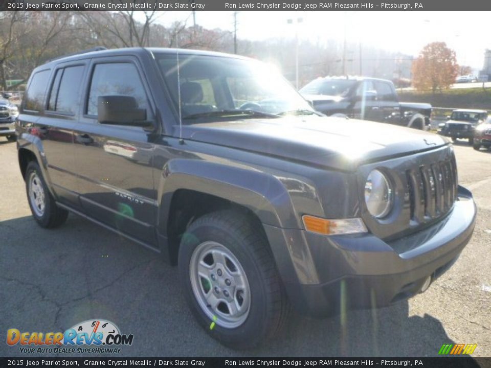 2015 Jeep Patriot Sport Granite Crystal Metallic / Dark Slate Gray Photo #8