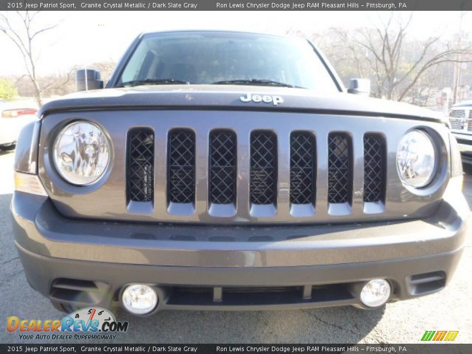 2015 Jeep Patriot Sport Granite Crystal Metallic / Dark Slate Gray Photo #9