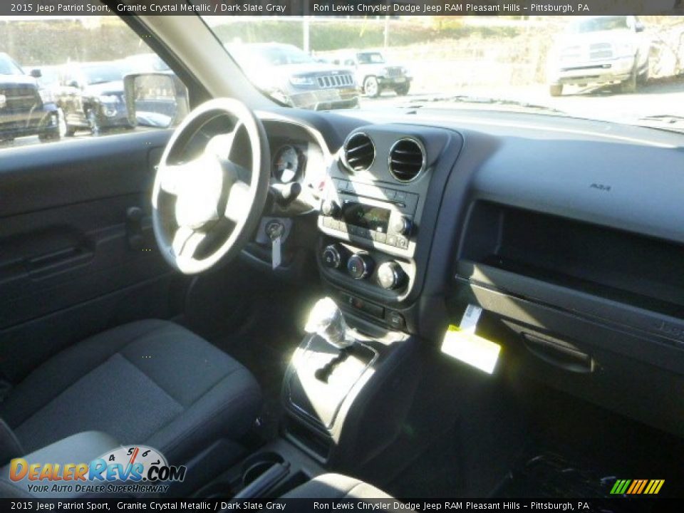 2015 Jeep Patriot Sport Granite Crystal Metallic / Dark Slate Gray Photo #12