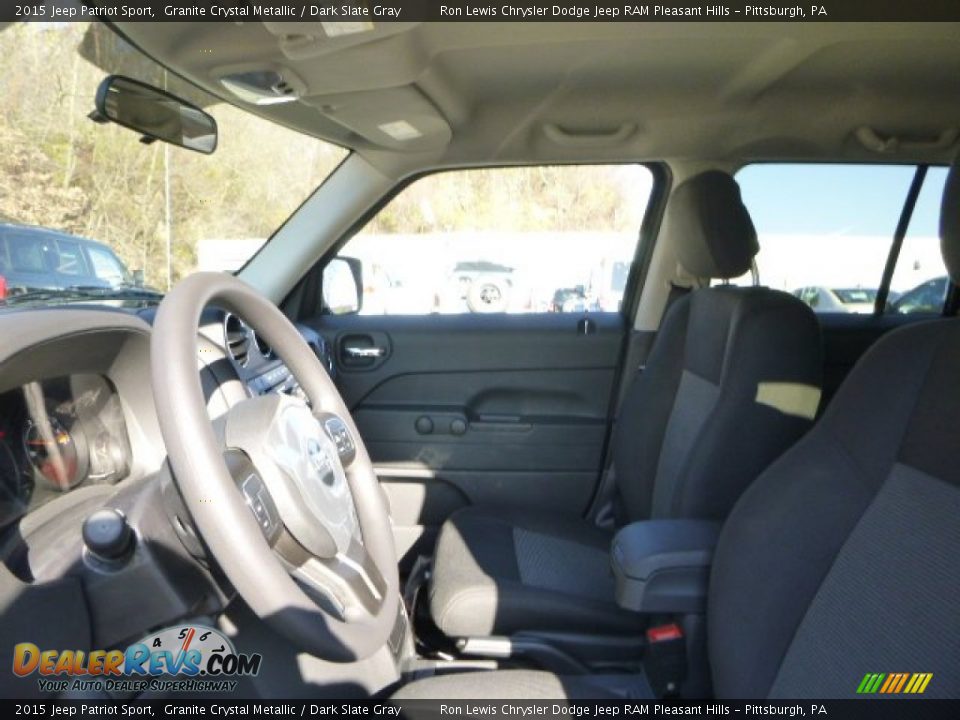 2015 Jeep Patriot Sport Granite Crystal Metallic / Dark Slate Gray Photo #17