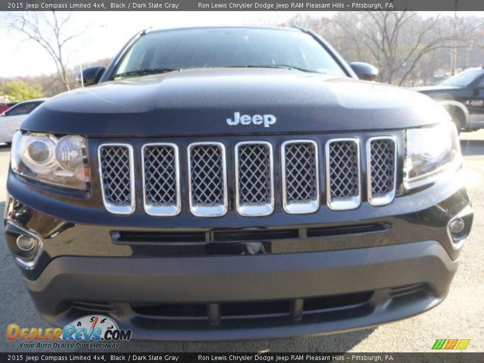 2015 Jeep Compass Limited 4x4 Black / Dark Slate Gray Photo #8